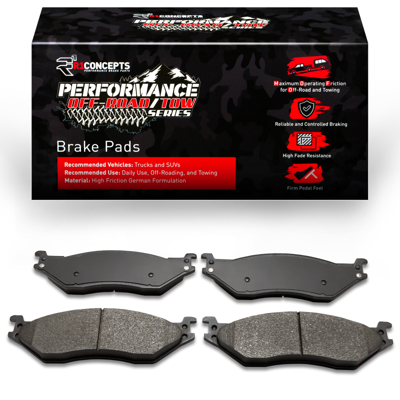 Ford F59 Brake Pads - Front + Rear - R1 Concepts - Off-Road/Tow - `11-`20